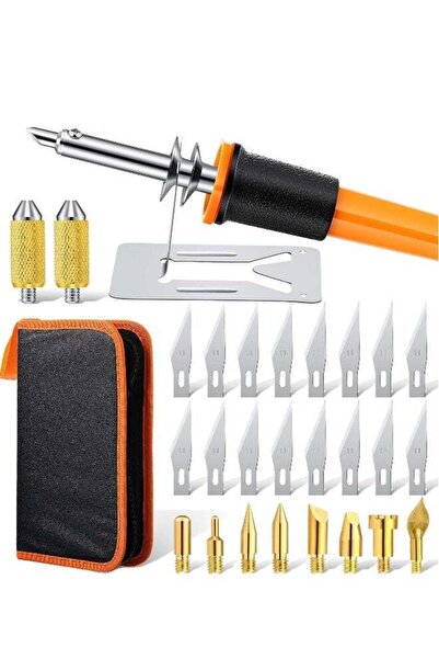 Generic 30-Piece Electric Hot Knife Set for Cutting, Carving & Wood Burning - Ideal for Foam & Cloth