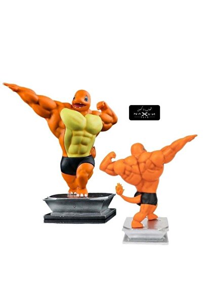 Premium مجسم شخصية بوكيمون ماسل تشارمندر المتحركة - لعبة بوكيمون كرتونية مضحك...