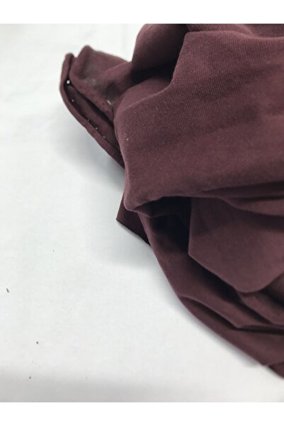 Yiğit Kumaş Tok Single Jersey Fabric, Piece 60X200 cm Burgundy Color
