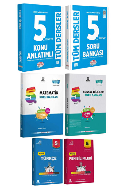 Editör Yayınevi MEB'in Maarif Modeli 5. Sınıf Tüm Dersler Konu Anlatımlı+Soru...
