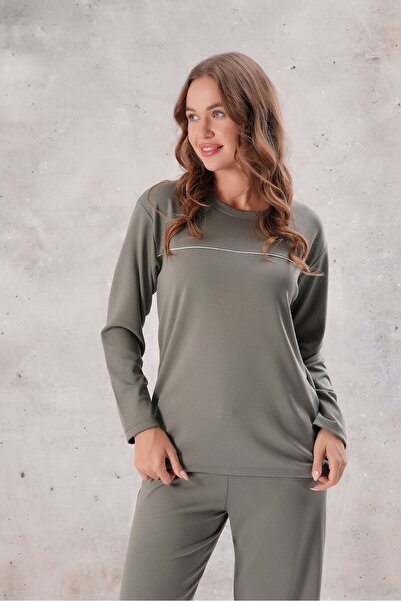 Rouge basıc Modal Fabric Tie Suit