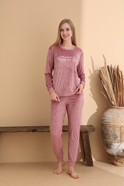 ELİTOL Velvet Happily Ever after Women's Pajama Set