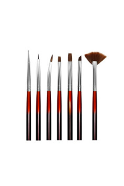Total Pro Beauty Set of 7 Professional Manicure Brushes