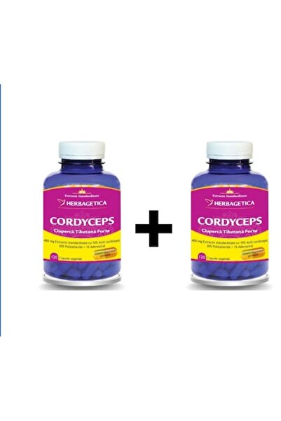 herbagetica Cordyceps – Promo Pack 120 + 120 Capsules (240) – Energy, Immunity & Physical Perfor