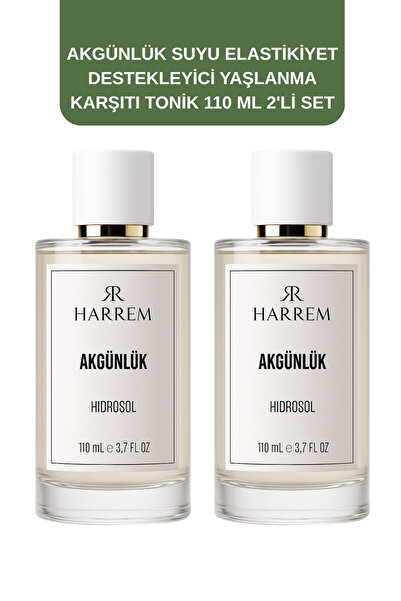 Harrem Akgünlük Suyu Elastikiyet Destekleyici Yaşlanma Karşıtı Tonik 2'li Set