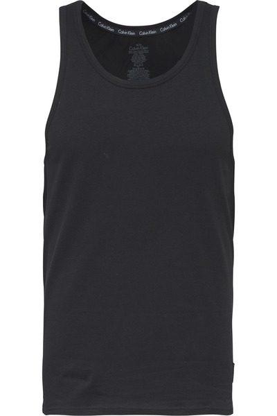 Calvin Klein Men Black Cotton Vest Pack of 2