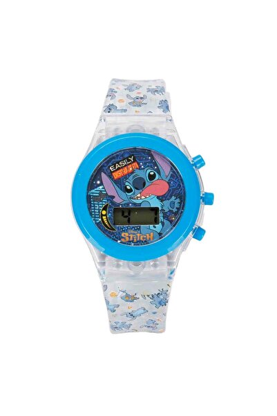 Frocx Stitch LED Işıklı Dijital Kol Saati Mavi