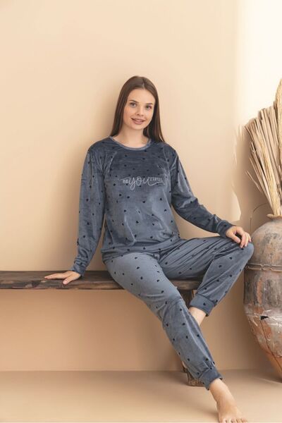 ELİTOL Velvet Be You Women's Pajama Set