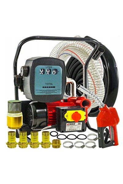 VERKE Pompa pentru transfer combustibil, motorina, cu contor, 220 V 600 W, 50...