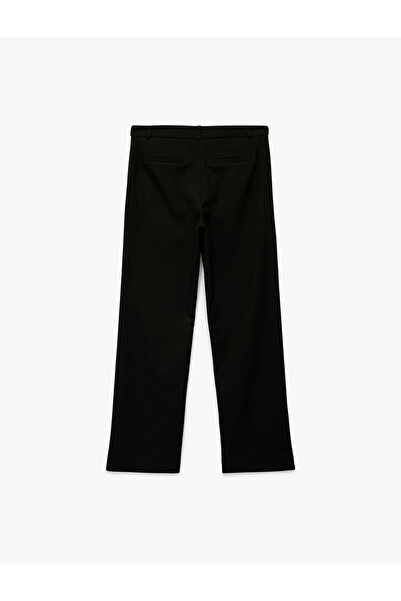 Koton Straight Fit Cepli Cigarette Kumaş Pantolon