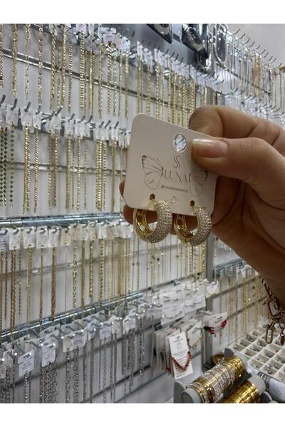 XUPING JEWELRY 14K Taşlı Abiye Küpe