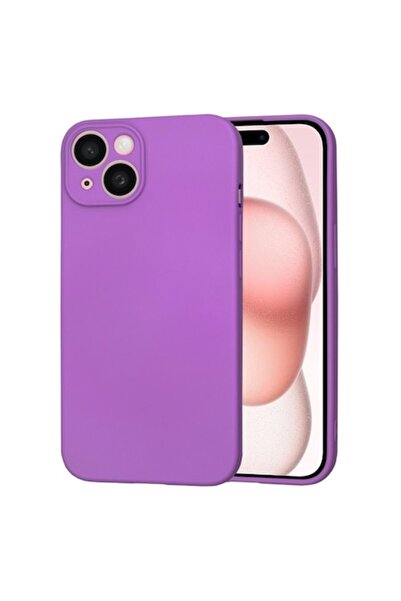 Techsuit Carcasă din silicon pentru iPhone 15 - Mov