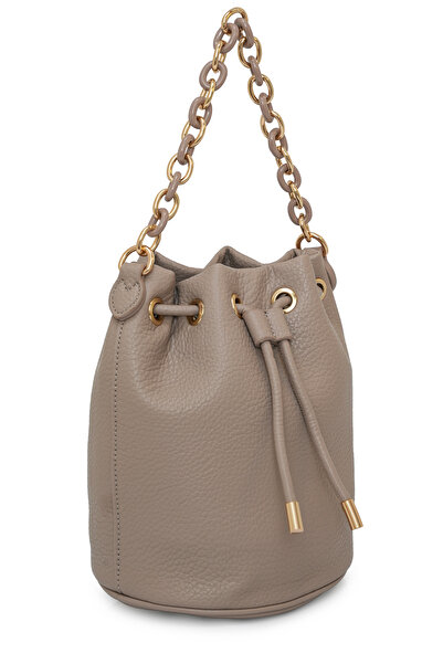 Cambridge Polo Club Cambirdge Polo Club Chain Detailed Drawstring Women's Shoulder Bag Mb03