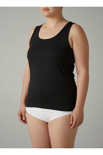 balkonda Women's Undershirt Ribana Mat Piped Wide Straps Pack of 6 Regular an...