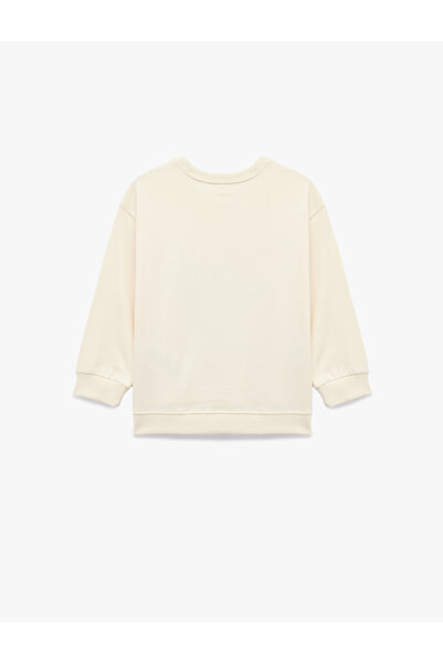 Koton Памучна блуза с дълъг ръкав, обло деколте и флорален принт