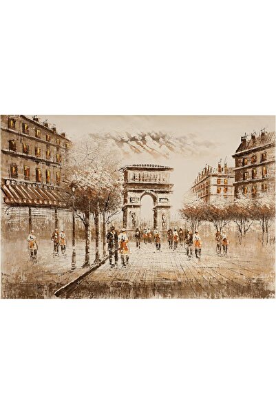 Eagal لوحة زيتية على قماش - 90 × 60 سم (منظر طبيعي كلاسيكي مرسوم يدويًا)