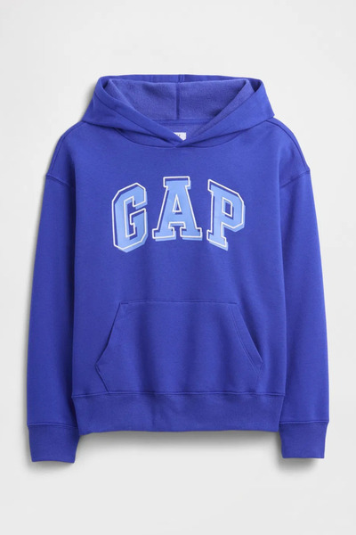 GAP Logo Erkek Çocuk Relaxed Mavi Sweatshirt