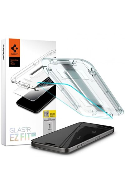 Spigen Protector de ecran EZ FIT pentru Apple iPhone 15 Pro, sticlă securizat...