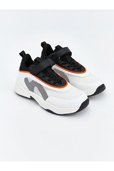 LC Waikiki LCW STEPS Boy's Sports Shoes with Laces and Velcro