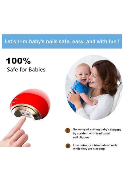 Generic Electric Nail Clipper for Children - Automatic Nail Trimmer for Fingers and Toes - Professional Mani