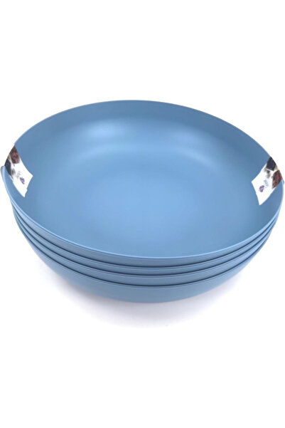 Orchid By Styli طقم أوعية عميقة من 4 قطع سعة 1000 مل - أزرق