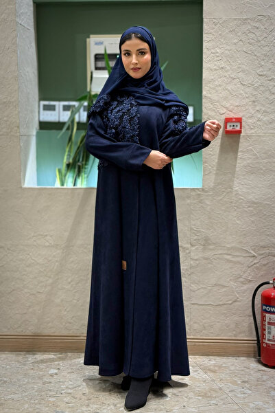 Hasnaa Abaya عباية عبير شموة كحلي