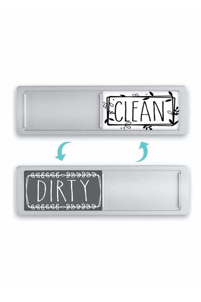 Generic Stylish Dishwasher Magnet Cleaning Sign - 2PCS Universal Kitchen Indi...
