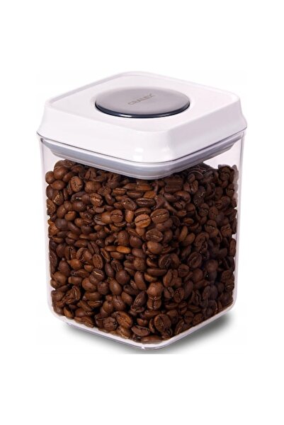 CRALEX Recipient alimentar etanș Nesta, 900 ml, alb, etanșare cu buton, fără BPA