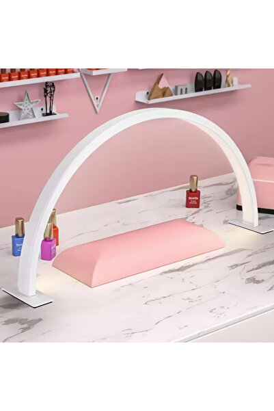 BABUN Kademeli Ayarlanabilir Renkli Ledli Yarım Ay Çalışma Tırnak Stüdyosu Na...