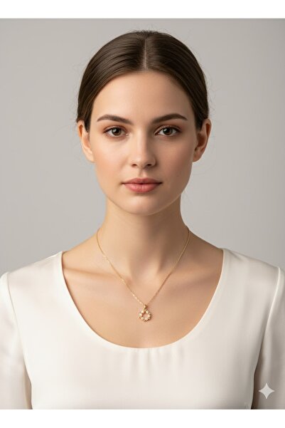 shopidik قلادة لؤلؤ أنيقة وعصرية