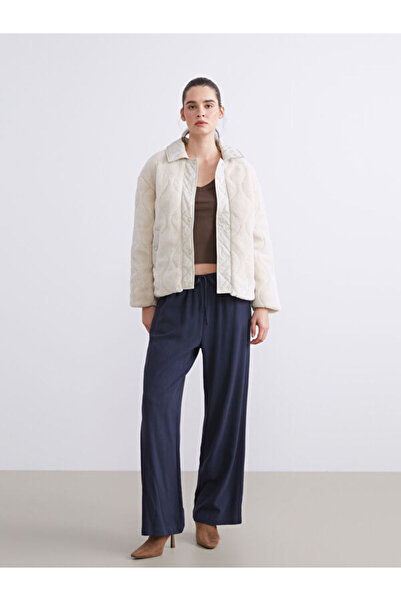 LC Waikiki Shirt Collar Women's Plush Coat