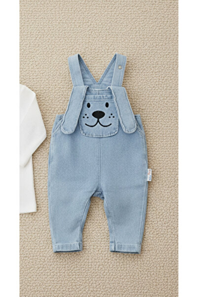 EYMİRGİYİM Long Sleeve Eared Salopet Girl Boy Baby Kids 3-Piece Set 6-9 Months, 9-12 Months, 12-18 Months, 18-24 Months