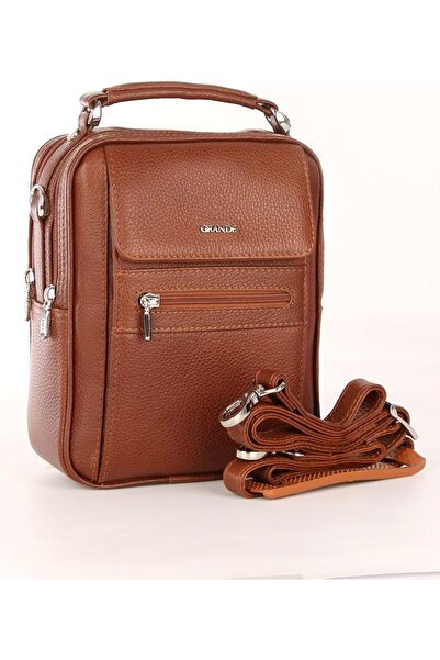 Grande - 4588- GERÇEK DERİ ERKEK OMUZ ÇANTA