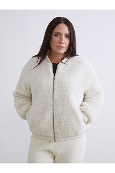 LC Waikiki College Collar Women's Plush Coat