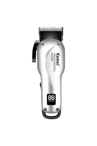 Kemei Masina Tuns Profesionala KM 917, Lame Otel Inoxidabil, Corp Metalic, Wireless, Incarcare Rapid
