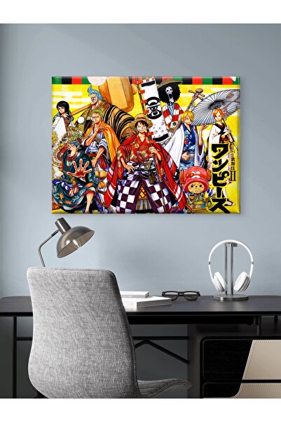ESLEM One Piece Anime Kanvas Tablo – Kaliteli Baskı Renkli Duvar Dekoru Genç Odası Tasarım