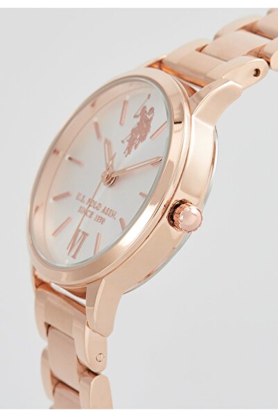 U.S. Polo Assn. Analog Watch for Women with Stainless Steel strap