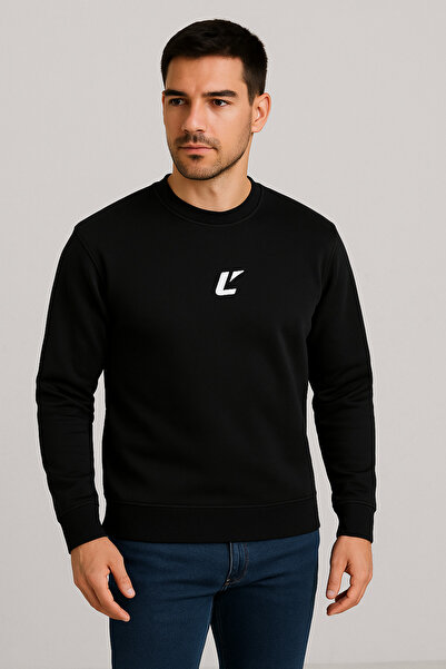 UOMOPARK Uomo Park Pure Comfort Şardonlu Üç İplik Sweat – Premium Kumaş, Modern Basic Tarz