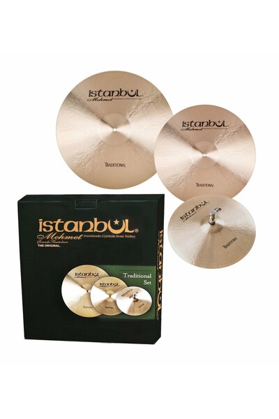 IMC Istanbul Mehmet Traditional 3-piece Cymbals Set