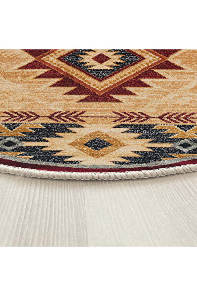 Asi Home Rug 499, 100 x 100 cm, Cotton/Polyester, Cream