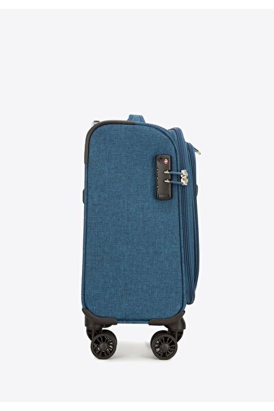 Wittchen Servietă bărbătească cu fermoar colorat, albastru, poliester