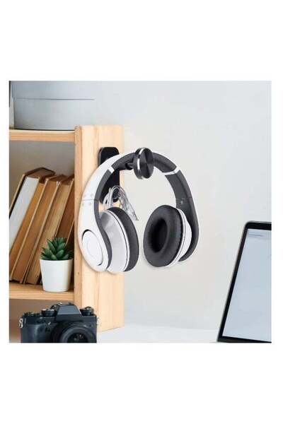 Generic 2 Pack Retractable Headphone Stand Sticky Desktop Hook