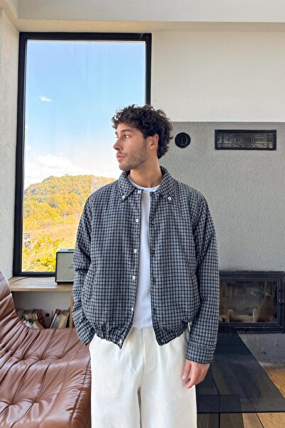 Flaw Wear Plaid Shirt Coat