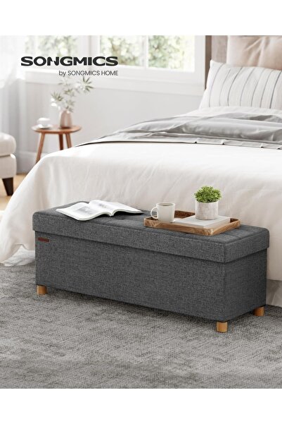 Talis Songmics Grey Storage Chest 38 x 110 x 40 cm