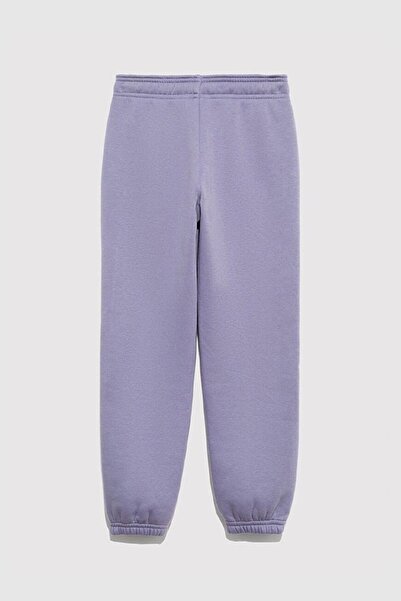 Mavi Kız Çocuk Logo Baskılı Eşofman Altı