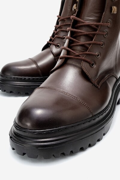 depderi 100% Γνήσιο Δέρμα, Τύπος Μπότας, Πλήρως Δερμάτινες Ανδρικές Μπότες