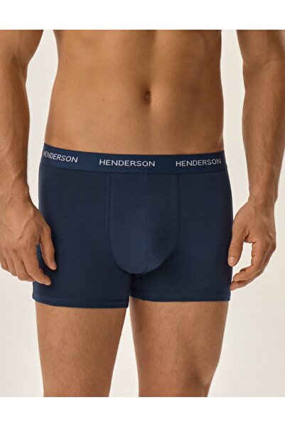 Henderson Men's Classic Boxer Shorts 3-Pack Longer Leg Waistband with Logo Cotton & Elastane | Kent