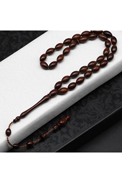gifttime Kişiye Özel Kutulu Yılan Ağacı Arpa Kesim Tesbih 6x10 mm – Doğal Ağa...