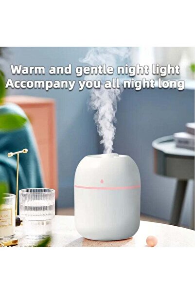 Generic Portable USB Mini Humidifier & Essential Oil Diffuser – 220ml Capacity, Double Mist Mode, Quiet O