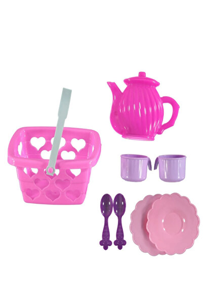 a v d a 8-Piece Tea and Coffee Set Picnic Basket Small Size